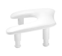 Portable Manicure Hand Rest, Professional Manicure Table Arm Rest, 3 Gears Adjustable Hand Support, Lightweight Nail Salon Hand Rest 16.93x10.94x4.92" for Beginners, Professional (White)