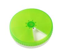 Portable Medicine Box - Portamedicamentos, cápsulas, unidad de almacenamiento impermeable de 7 compartimentos para la gestión del plan de recetas, un dispensador de bolsillo para la gestión diaria de