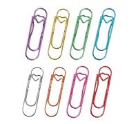 Portable Metal Paper Clips - 8X Notebooks Metal Pen Holder, Desk Organizer Set | Paperclip Pen Holders Stationery Accessories, Convenient Ṕen Storage for Students Office Workers School Supplies
