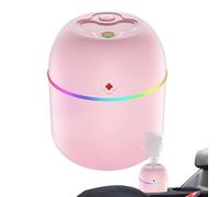 Portable Mini Humidifier, 220ml USB Desk Diffuser, 3.07x3.07x3.86 Inches Two Spray Mode Cool Mist, Night Light Function, Quite Ultrasonic, Personal Diffuser for Home Office Bedroom Travel Use