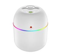 Portable Mini Humidifier, 220ml USB Desk Diffuser, 3.07x3.07x3.86 Inches Two Spray Mode Cool Mist, Night Light Function, Quite Ultrasonic, Personal Diffuser for Home Office Bedroom Travel Use