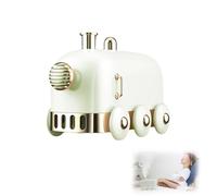 Portable Mini Humidifier,300ml Ultrasonic Humidifier Retro Train,Aroma Air Cool Mist Diffuser, USB Charge, Auto Shut Off for Desktop/Office/Bedroom (Green)