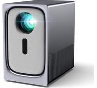 Portable Mini Projector 4K Supported, Projector Smart TV Mobile Home Theater WiFi 6 Bluetooth 5.0 Projector Shooting Ultra Video Projector, 15000 Lumens, 1080P Native, Electric Focus