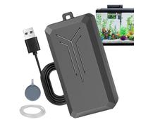 Portable Mini USB Air Pump - 3.62x1.5x1.26in Aquarium Pump | Fish AirPumps Hydroponic Air Pumps | Small Quiet Aerator with Accessories Oxygen Device for Hydroponics Water Tank Pond