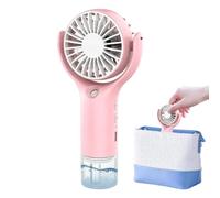 Portable Mist Fan - 3 Speed USB Charging Misting Blower, Handheld Water Spr