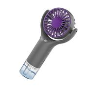 Portable Mist Fan - 3-Speed USB Charging Misting Blower, Rechargeable Portable Air Cooler Fan for Outdoor Office Patio Beach Travel Camping Backyard Sports Summer Cooling