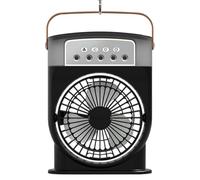 Portable Mist Fan - 5-Hole Spray Air Cooler | Desktop Humidifier Fan