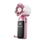 Portable Mist Fan, Foldable Rechargeable Cooling Device, Double Mode Water Spray Fan, Compact Travel Air Cooler, for Men Women Youth Teens Adults Outdoor Indoor Camping Beach Road Trip 14.6x5.2x5cm