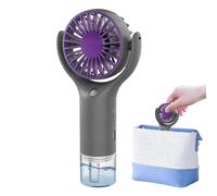 Portable Mist Fan, USB Rechargeable Misting Fan, 3-Speed Water Spray Cooler