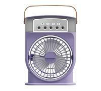 Portable Mister, Personal Air Cooler, 3-Speed Fan with 600ml Water Tank, Handheld Cooling Device, for Summer Yoga, Meditation, Camping, Picnic, Beach, Bedroom, Outdoor Use