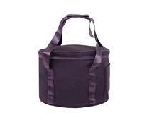 Portable Music Bowl Bolsa de transporte Estuche for cuencos de cristal, bolso for cantar, color púrpura, 10/12/14 pulgadas, bolsa for, piezas instrumentos percusión, accesorios(14 Inch)