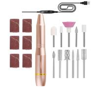 Portable Nail Drill | Nail Drill Machine | Manicure Pedicure Kit, Nail Polishing Set, Drill Machine Kit, Hand Foot Care, Nail Drill Bits, Home Salon Use, Pedicure Drill Machine, Portable Polishing Set