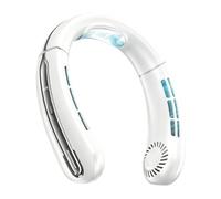 Portable Neck Fan 5 Speeds Foldable USB Rechargeable With Display Travel