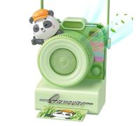 Portable Neck Fan Camera Design - ABS PVC Silicone | Mini Bladeless Faņ 3 Speed Adjustable With Quiet Cooling Outdoor Travel Work Use | Personal Cooling Fan Beach Hiking Camping Commuting