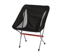 Portable Outdoor Folding Chair - Lightweight & Compact with Storage Bag, Ideal for Camping, Hiking, Beach, Travel & Sports (Black, Small & Large Sizes)