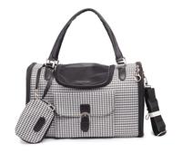 Portable Outing Pet Bag, Breathable PU and Mesh Dog and Cat Carrying Bag, Car Pet Supplies Shoulder Bag Handbags, Hand Carrier Pet Supplies Cage with Safety Rope(Grey,M)
