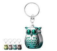 Portable Owl Keychain Nail Clipper, 2-in-1 Foldable Owl Nail Clippers, Foldable Stainless Steel Manicure and Pedicure Tools, Travel Size Nail Care Gifts (C#4)