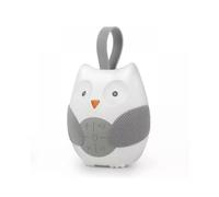 Portable Owl White Noise Machine Baby Soother with 10 Light Music Songs 2 Natural Sounds 2 Lullabies Silicone Strap