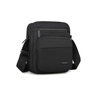 Portable Oxford Messenger Bag Men Shoulder Bag Crossbody Pack Satchel for School Work Multiple Pockets