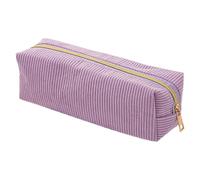 Portable Pencil Box - 7.87 Inch Portable Pencil Case | Corduroy Stationery Organizer - Lightweight 34g zipper pencils bag for school office travel art classes keeping pens markers and supplies