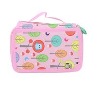 Portable Pencil Case Organizers, 72 Slots High Capacity Zippered Pencil Case Multilayer PU Leather Pen Holder with Hand Strap for Watercolor Pencils (4 Layers 72 Holes)