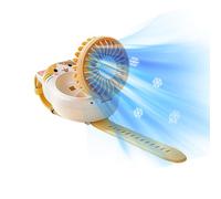Portable Personal Fan - 3-Speed Foldable Fans Wearable Cooling For Kids Boys Girls Indoor | Foldable Cooling | Funny Watch Outdoor Small Fan | Outdoor Travel Camping Picnic Vacation Home School