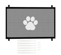 Portable Pet Gate - Expandable Telescopic Dog Barrier, Sturdy Folding Fence Construction, Compact Easy Storage, Safe Non-Slip Design | Versatile Indoor Outdoor Placement, House Stairways for Dogs