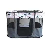 Portable Pet Playpen, Foldable Cat and Dog Exercise Pen, Puppy Kennel Tent Crate Cage, Small Animal Foldable Playpen for Indoor and Outdoor Use