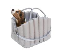 Portable Pet Tote, Pet Travel Bag, Cat Carrier Tote, Travel Dog Carrier, 45x35x35 cm, Large Pet Carrier Tote Cat Carrier for Cats, Dogs, Puppies, Small Medium Animals, Gray and Khaki