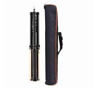 Portable Photo Tripod Stand Soporte de luz ajustable con columna central desmontable para el soporte de luz de video Fotografía El viaje incluye bolsa de almacenamiento (Carbon Fiber)