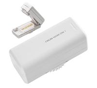 Portable Pill Cutter, Travel Dispenser Case, Abs, Silicone, Stainless Steel Multifunctional Splitter, Compact Design, Medication Carrier, Ideal for Camping, Travel, Daily Use, 10.6x4.6x4.4cm