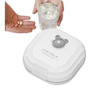 Portable Pill Holder, Travel Pill Organizer with Compartments, Small Storage Box for Pills, Weekly Pill Box and Tracker Storage Organizer for Easy Travel Medication Management