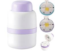 Portable Pill Precise Fixed Positioning Cutting Machine, 2025 Upgraded Pill Cutter Splitter For Small And Tiny Pills, Easy To Carry (Purple)