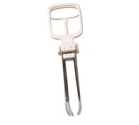 Portable Plate Lifter, Non Slip Food Holder, 9.84x11.3 Inches Microwave Lifter with ABS Construction, Stainless Steel Plate Clip, Air Fryer Tongs with Strong Claws, Cooking Tool for Oven