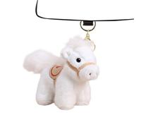 Portable Plush Keychain - Tiny Charm | Horse Purse Charm with Adorable Features, Horse Keyring for Personal Accessories, Luggage & Travel Gear, Animal Pendant for Holiday Celebrations and Bags