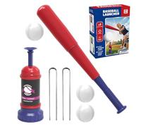 Portable Pop Tee Baseball, Portable Batting Stand, 18.5x12.6 Inches T-shaped Stand Stable Base, Outdoor Sports Gear with Compact Build, Backyard Accessory, Training Tool for Boys Youth Summer Camp