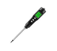 Portable Probe Meter for Garden Soil Temperature Tester with Data Hold Multifunction Digital Soil Temp Test Corrosion Resistant
