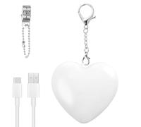 Portable Purse Lamp with Touch Sensor, Heart-Shaped Glow Light, ABS Compact Design for Travel, Business, Home, Outdoor Use, Ideal for Women and Girls