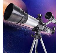 Portable Refractor Telescope,50mm Aperture 360mm AZ Kids & Adults Mount Astronomical Refracting Telescope,Fully-Coated Glass Optics Good YangRy