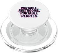 Portable RESTROOMS Portable Regrets PopSockets PopGrip para MagSafe