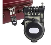 Portable Retractable Cable lock80g ABS+Steel Wire Security lockfor Travel Luggage Bicycle Helmet Bags and Equipment Protection 10.3x5.2cm Compact Anti Theft Wire lock| Multi Purpose Safety lockSys