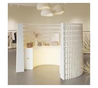 Portable Room Divider 6.56 Ft Tall, Adjustable 3.23-26.25 Ft White Paper Partition Screen, Indoor Deformable Wall Separator For Privacy&Space Management,White-2X5-6 M/6.5,White-2X5-6 M/6.56X16.4-19.6