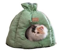 Portable Sack Shape Cat Bed for Indoor & Outdoor Cats | Waterproof Non-Slip Winter Pet Bed | Washable Soft Cat Bed for Travel, Home & Cold Weather | Cozy and Comfortable Pet Supplies