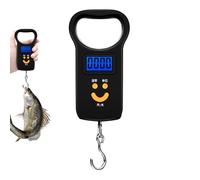 Portable Scale, Hand Digital Scale with Hook, 50kg Capacity Accurate Weight Tool for Travel, Fishing, Cooking, Baggage, Hunting, Shipping, Home, Outdoor, 2.95x7.87 Inches