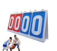 Portable Scoreboard Flipper - Table-Top Scoreboard Tool, Multi-Sport Gear for Tracking, Water-Proof Base with High-Visibility Digital-Flipping, Athletic-Tracking Kit for Scoring and Officiating