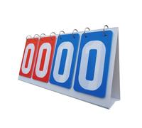 Portable Scoreboard Flipper - Table-Top Scoreboard Tool, Multi-Sport Gear for Tracking, Water-Proof Base with High-Visibility Digital-Flipping, Athletic Tracking Kit for Scoring and Officiating