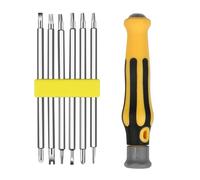 Portable Screwdriver Set - 6-in-1 Multi Screwdriver Tool, Compact Precision
