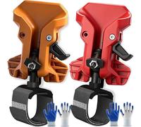 Portable Self-Locking Power Tool Holster, Universal Heavy Duty Drill Holder Belt Clip, Double Locks Compact Practical Quick Draw Belt Tool Holder for Cordless Drills Hammers & Wrench (3PCS)