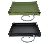 Portable Shower Pan - Foldable Drain Tub, Travel Shower Stall Tray For RV Fishing Outdoor Camping, Lightweight ShowerTray For Bathroom Road Trip Backpacking Hiking Kids Adults Men Women Adventure