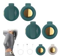 Portable Silent Mini Bladeless Electric Fan, Mini Bladeless fan, Hand Held fan, Clip On Waist & Neck, Cooling With 3-Speeds, For Outdoor/Travel/Office/Sports (Green*2)